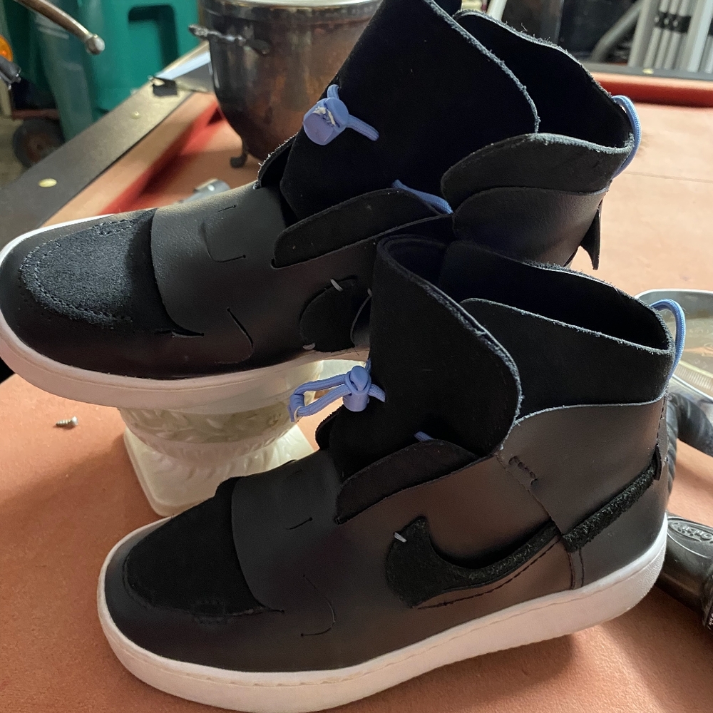 Nike in leather and suede